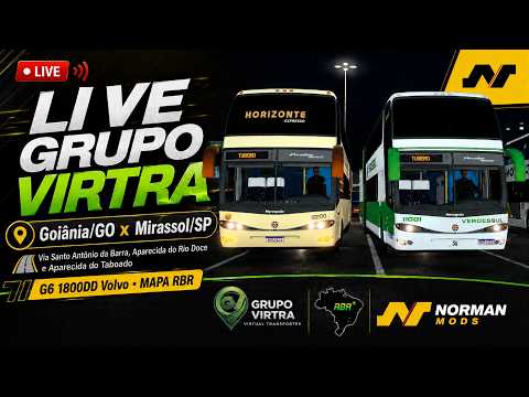 🔴 LIVE Grupo Virtra | Goiânia/GO x Mirassol/SP • G6 1800DD Volvo no Mapa RBR