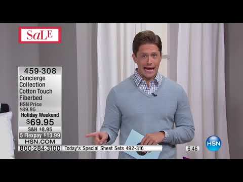 Concierge Collection Cotton Touch Fiberbed
