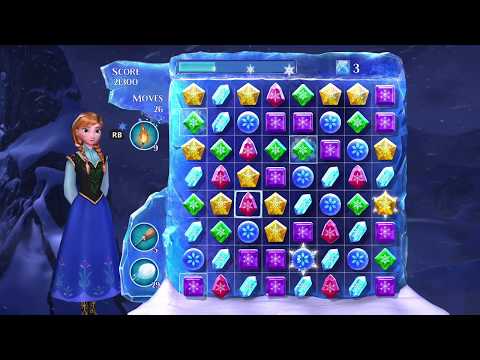 Frozen Free Fall: Snowball Fight Level 138 Walkthrough, No Power Ups