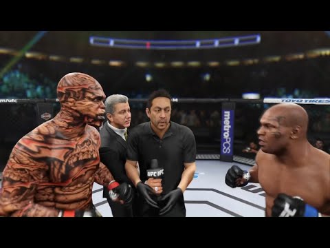Demon vs. Mike Tyson (EA Sports UFC 2) - CPU vs. CPU 🥊
