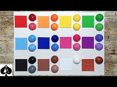 How to use acrylic paint to pigment epoxy resin to any colou...