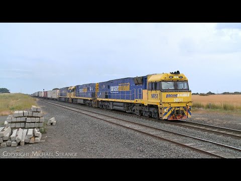 4SP4 Diverted Pacific National Freight Train, 72 Wagons (21/12/2022) - PoathTV Australian Railways