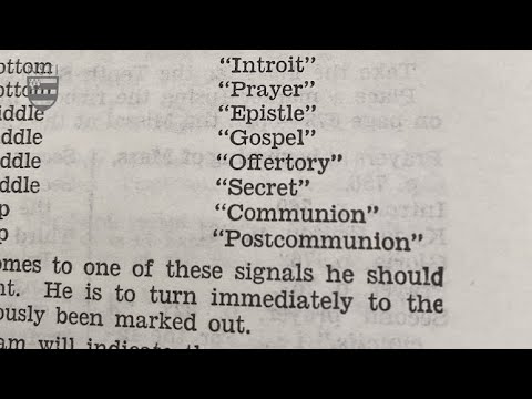 Parts of the Latin Mass by Dr. Taylor Marshall