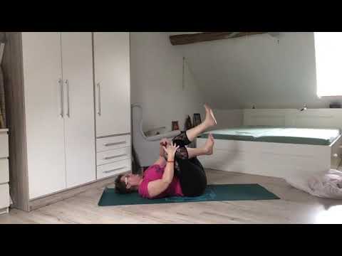 Yogahjerte - deutsche Sitzung in liegend