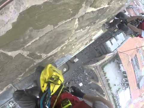 La calata dalla Torre di Arnolfo