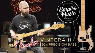 Video thumbnail for Fender Vintera II 50's Precision Bass  - EMPIRE MUSIC by Empire Music