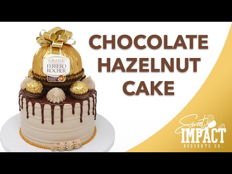 Chocolate Hazelnut Cake with Nutella | Sweet Impact #shorts