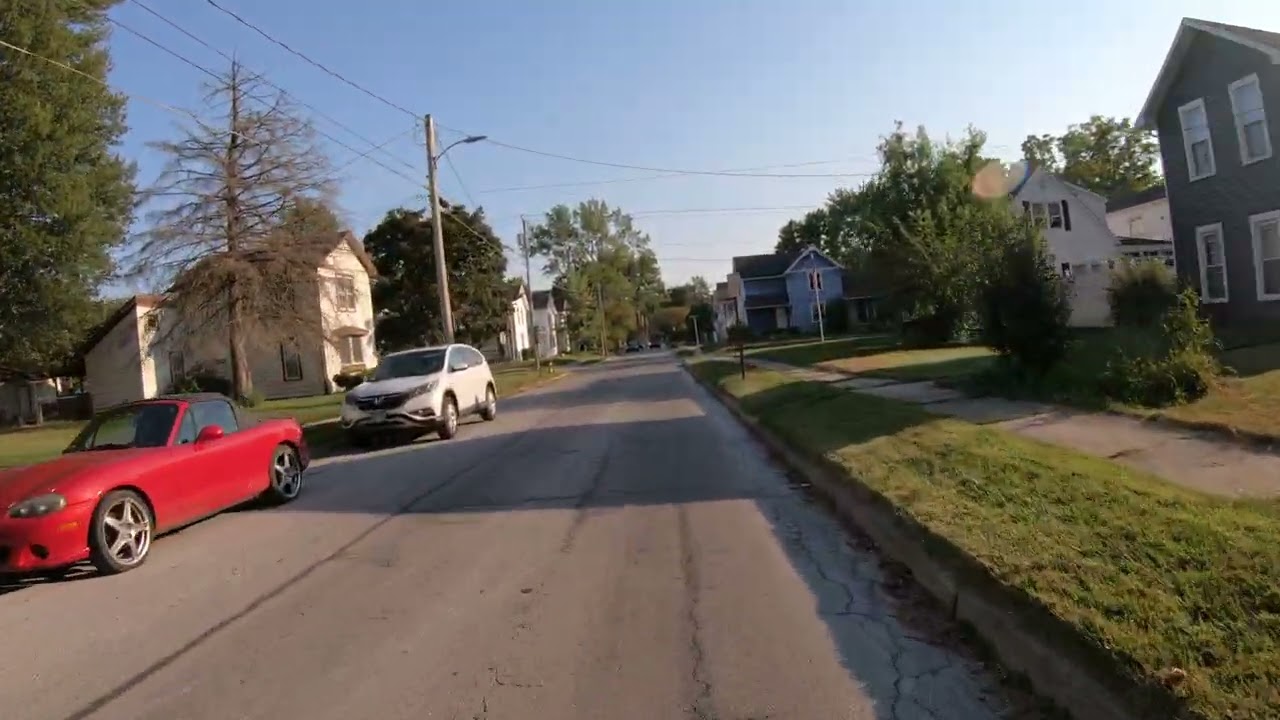 From campus to Slippery Elm Trailhead, Bowling Green Ohio