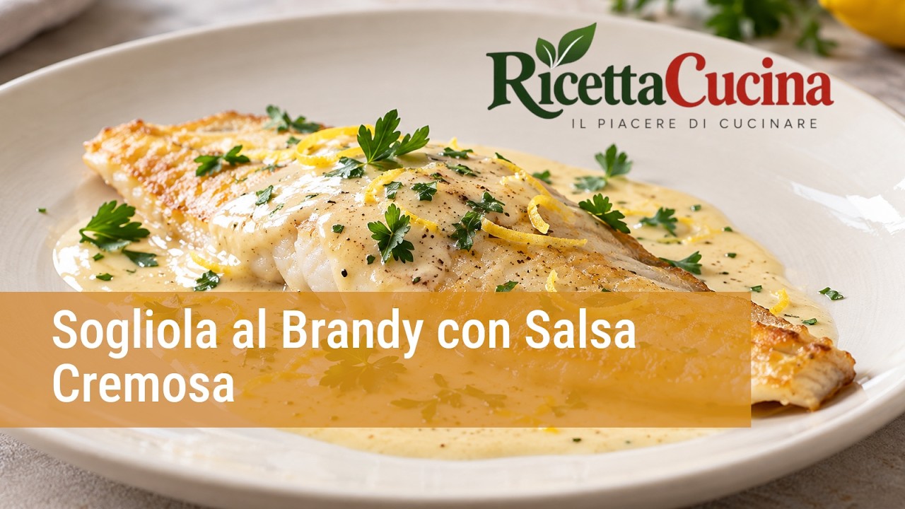 Anteprima video di Sogliola al Brandy con Salsa Cremosa