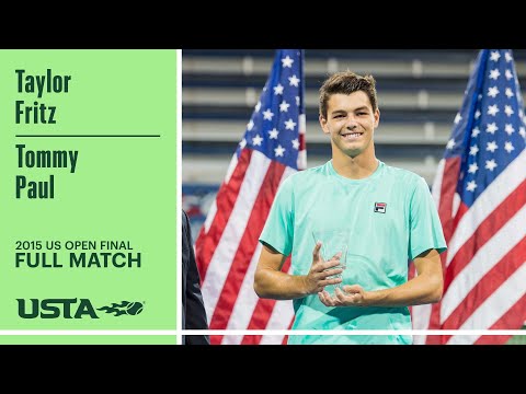 Taylor Fritz vs Tommy Paul Full Match | 2015 US Open Final
