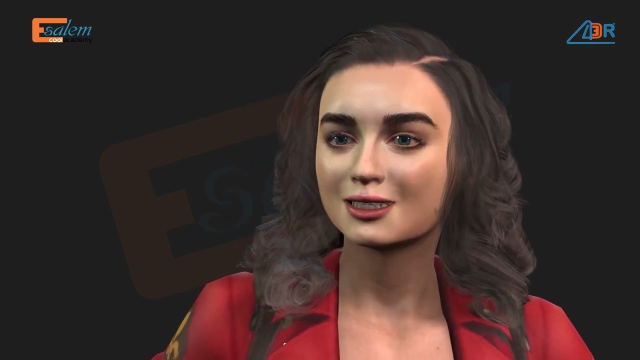 Modelo Joey King 3D Rigged pronto para anima&ccedil;&atilde;o Modelo 3D