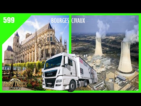 Conduciendo la ruta de Bourges a Civaux en ETS2 con Wayavera 🚛🚛. # 599.