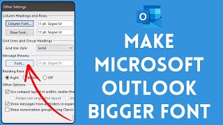 How To Make Microsoft Outlook Font Bigger (2024) | Change Font Size While Reading Emails In Outlook