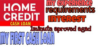 MY FIRST CASH LOAN SA HOME CREDIT INJUST 1MINUTE RELEASE AGAD