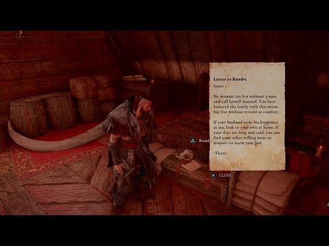 Assassin's Creed® Valhalla: Letter to Randvi - A reason not to waste the first opportunity