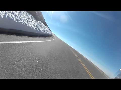 Practicing on Pike's Peak.