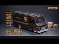 Custom Stanced Matchbox UPS Truck