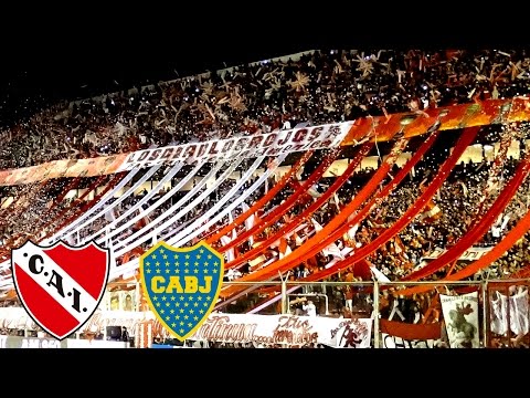 "Independiente 1 - Boca 1 | compilado de la hinchada" Barra: La Barra del Rojo • Club: Independiente