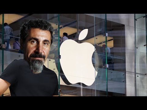 Serj Tankian goes to the Apple Store to fix his iPhone