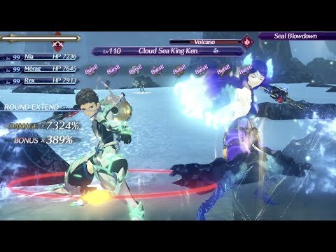 Xenoblade Chronicles 2 New Game Plus 1.4 - Brighid Lv4 Special Damage Caps
