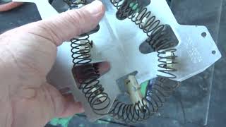 Samsung dryer testing heating element and fuses