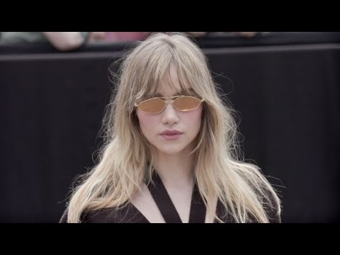 Suki Waterhouse at the Fendi Haute Couture Fashion show in Paris