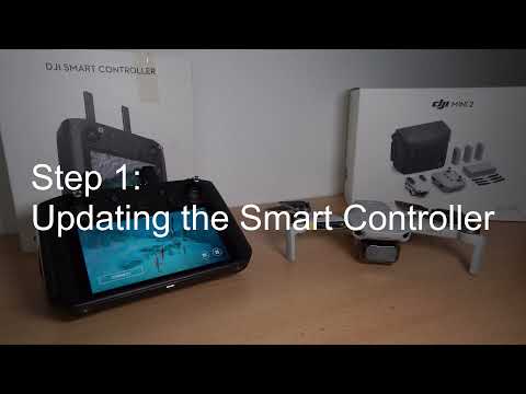 DJI Smart Controller Firmware aktualisieren und mit Mini 2 Drohne verbinden - Schnell & Einfach (EN)