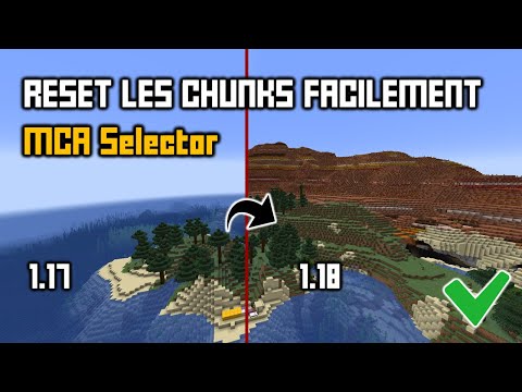 How to reset chunks with the MCA Selector