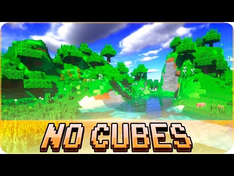 Minecraft - NO CUBES: Terrain without Cubes Mod - Smooth Realistic Minecraft Terrain