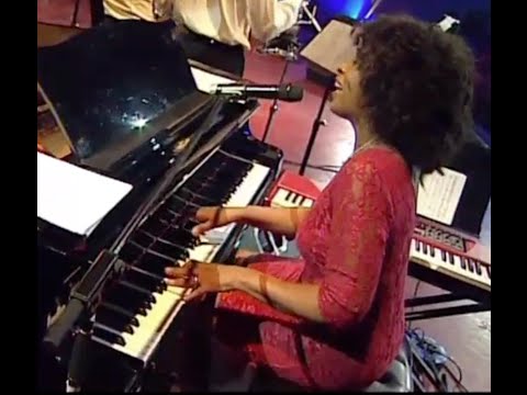 Jazz Soul Pianist/Vocalist Mala Waldron playing her song, 