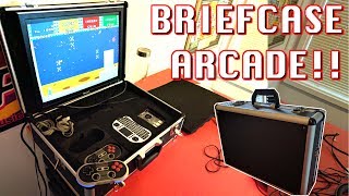 ARCADE in a BRIEFCASE! - Portable RetroPie in a Suitcase