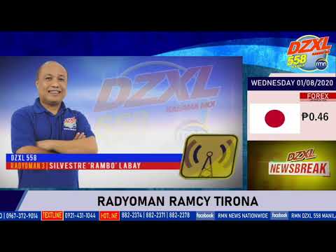 DZXL NEWSBREAK - 01/08/2020 - 10:00 A.M