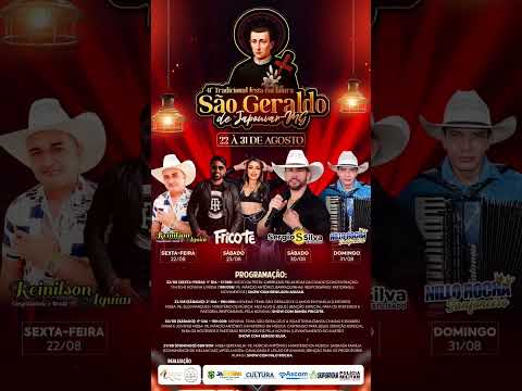 Festa de São Geraldo JAPONVAR MG #sanfona #acordeon #gaita