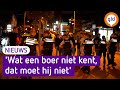 Politie veegt straat schoon bij demonstratie Harskamp