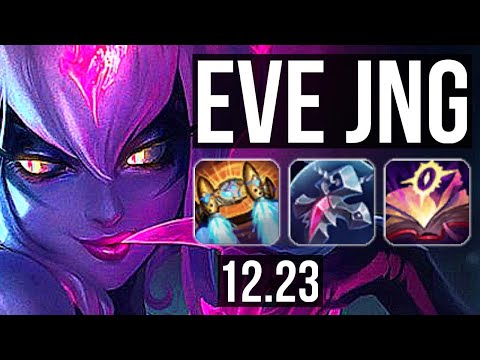 EVELYNN vs TALIYAH (JNG) | 4.0M mastery, 10/1/5, 900+ games, Legendary | EUW Master | 12.23