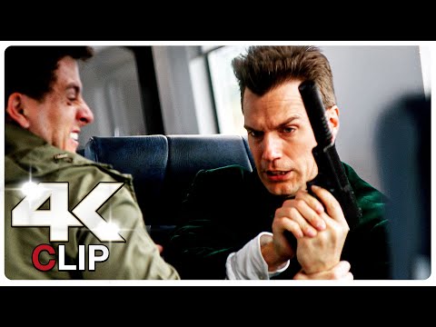 Argyle Train Fight Scene | ARGYLE (NEW 2024) Movie CLIP 4K