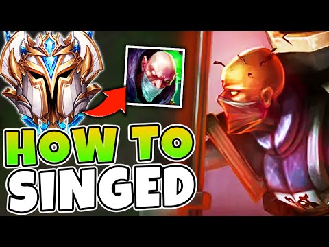 Watch this if you want to learn to play singed like a challenger player