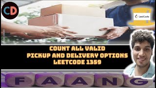YouTube video 'Count All Valid Pickup and Delivery Options | Leetcode 1359  | Easy DP  | Live coding session 🔥🔥'