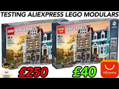 Testing AliExpress Fake Lego | Modular Bookshop Review