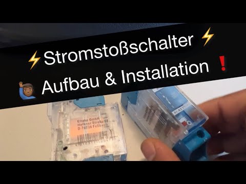 ⚡️Stromstoßschalter Eltako 🙋🏾‍♂️Aufbau & Installation ❗️