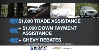 McCarthy-Morse Chevrolet - Trade & Down Payment Assistance