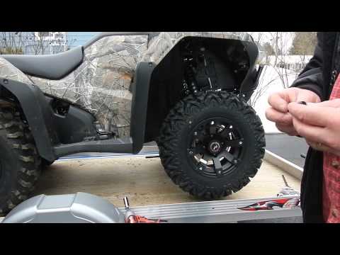 SEDONA RIPSAW R/T TIRES ON A 2015 HONDA RANCHER. WEIGHT TEST