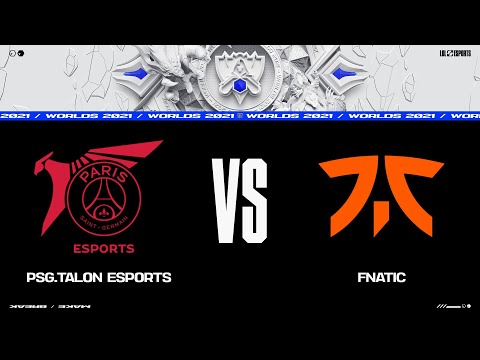 PSG vs. FNC | Worlds Group Stage Day 3 | PSG Talon vs. Fnatic (2021)