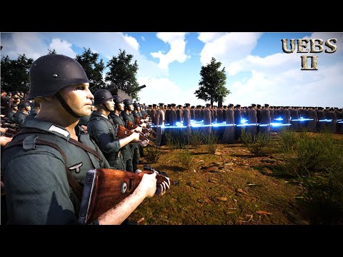 5,000 WW2 GERMANS & 2,000 LASER KNIGHTS vs 1,000,000 ZOMBIES | Ultimate Epic Battle Simulator 2