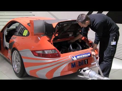 Thumbnail for Insane engine sound of a Porsche 911 racer at the Porsche Museum. by Porsche Museum