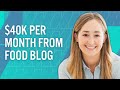 How Sarah Bond Grew Her Food Blog To 1M Visitors And 30 40k Per Month