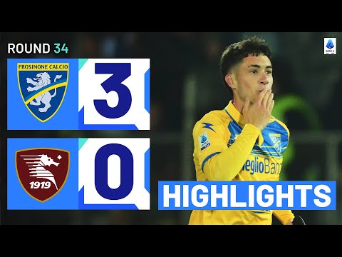 FROSINONE-SALERNITANA 3-0| HIGHLIGHTS | Ciociari secure three vital points | Serie A 2023/24