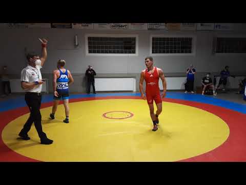 25.09.21 SV Fahrenbach vs RWG - 75kg Gr-Röm: Gheorghe Cojocori vs Max Stadtmüller