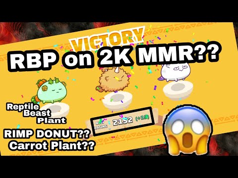 Axie Infinity RBP! Reptile Beast Plant with Tri Spikes Reptile Combo RIMPDONUT Beast Gameplay