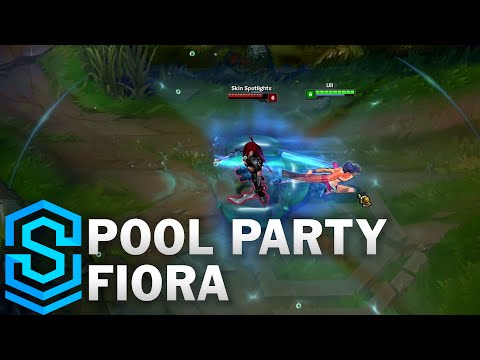Pool Party Fiora Skin Spotlight - League of Legends